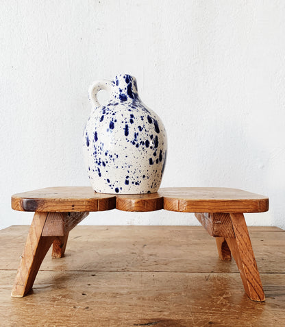 Antique Primitive Wood Stool