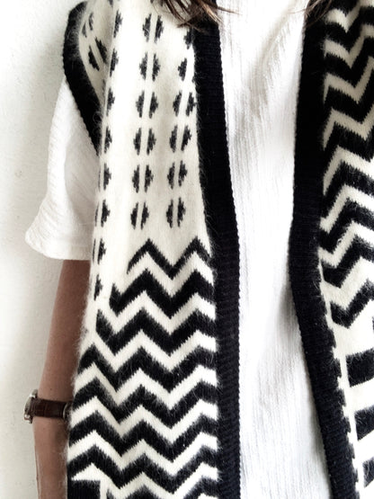 Vintage Long Angora Sweater Vest