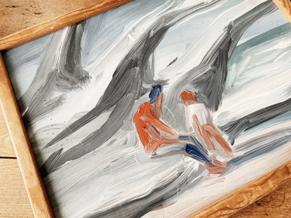 Original Framed Vintage Painting