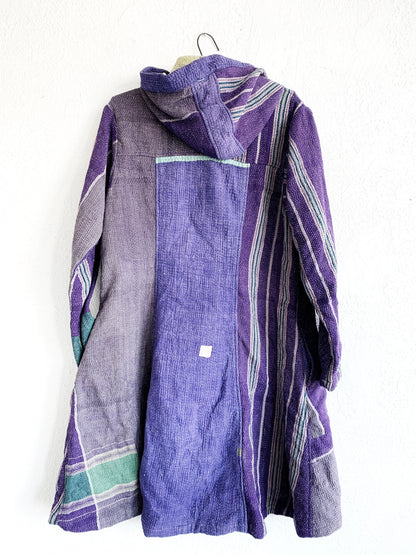 Maiwa Kantha Quilt Hooded Coat