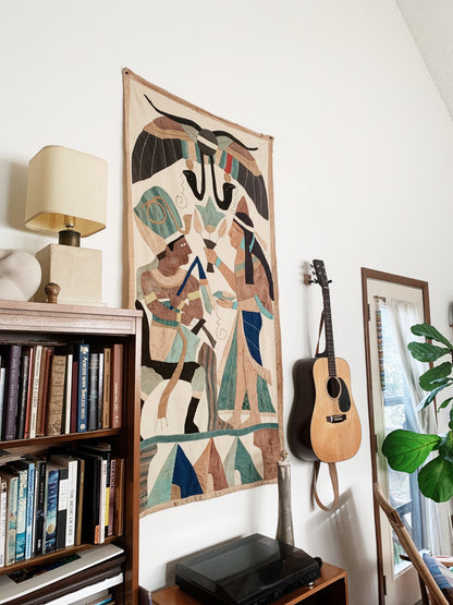 Large Antique Egyptian Tapestry