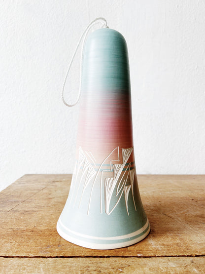 Large Signed Navajo Clay Bell