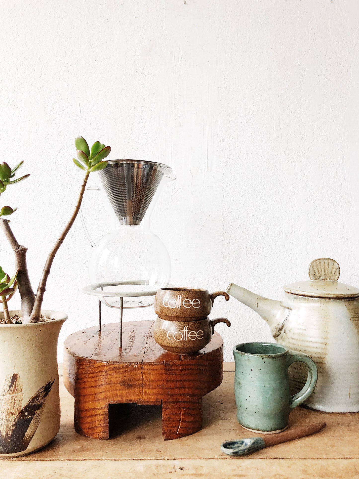 Chunky Primitive Wood Stand