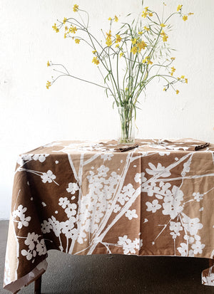 Vintage Vera Cotton Tablecloth and napkin Set Napkins Set of Four
