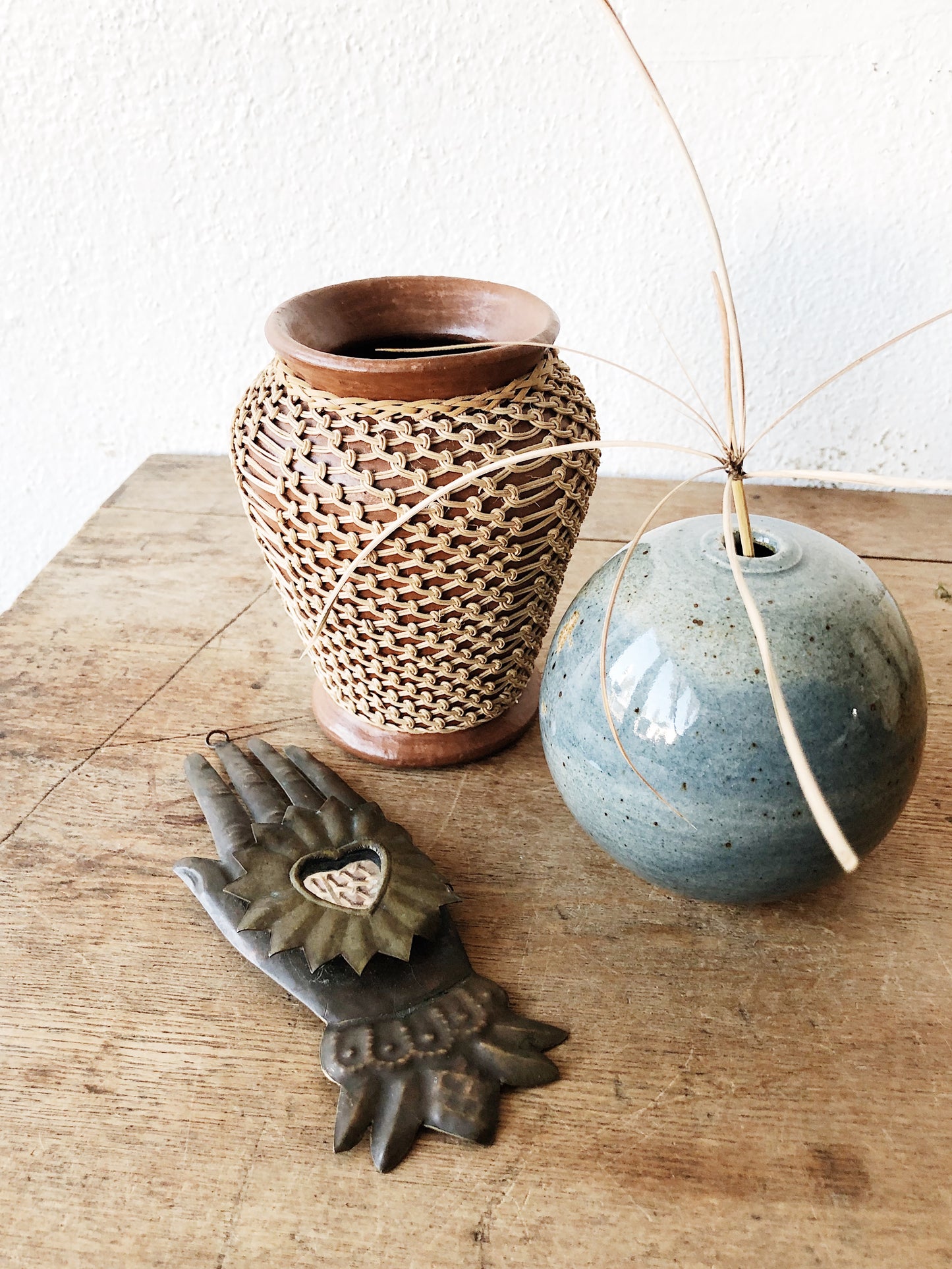 Vintage Ceramic Weed Pot