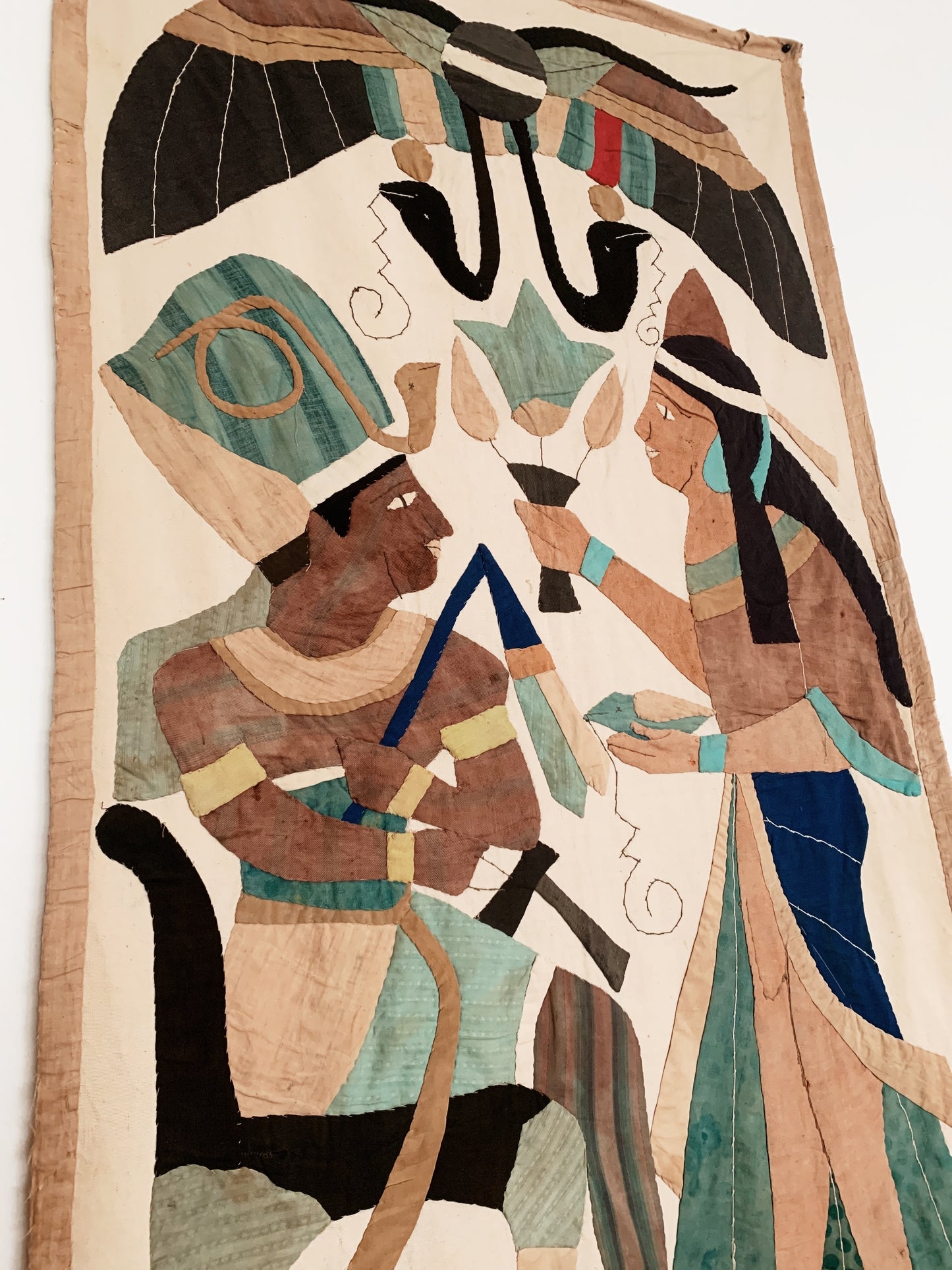 Large Antique Egyptian Tapestry
