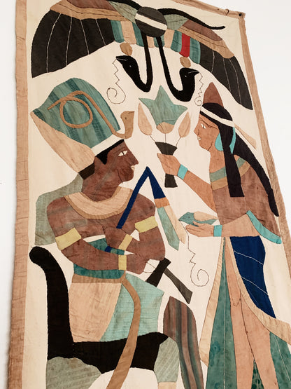 Large Antique Egyptian Tapestry