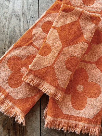 Vintage Three Piece Cotton Towel Set