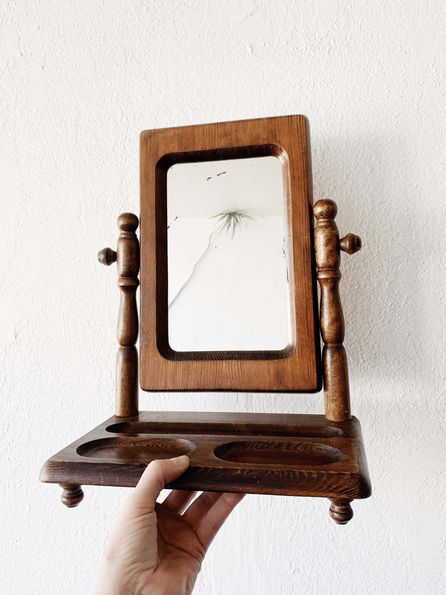 Vintage Table Top Mirror/Jewelry Holder