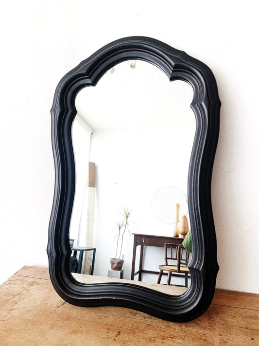 Vintage Wood Framed Mirror