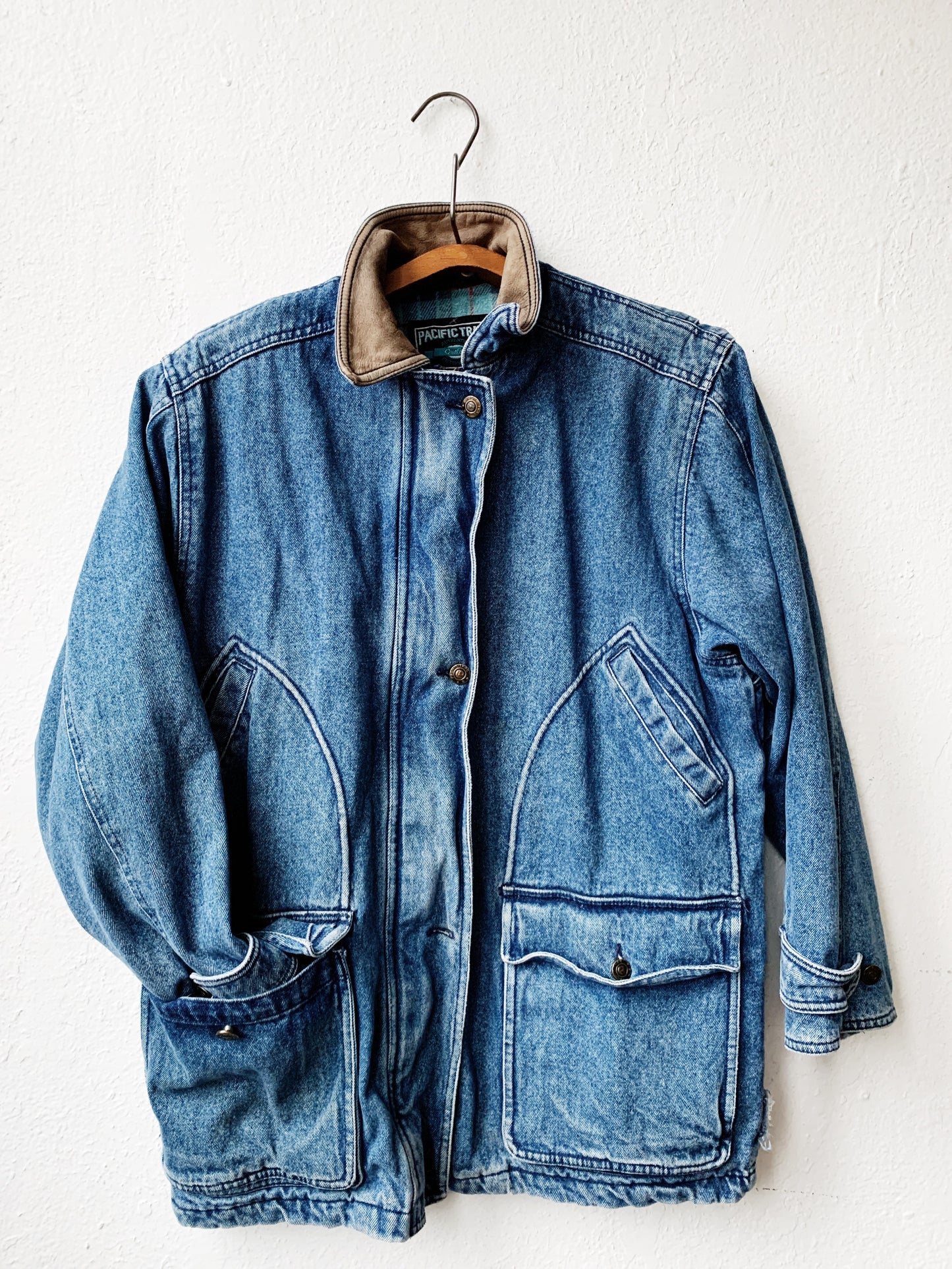 Vintage Denim Chore Coat