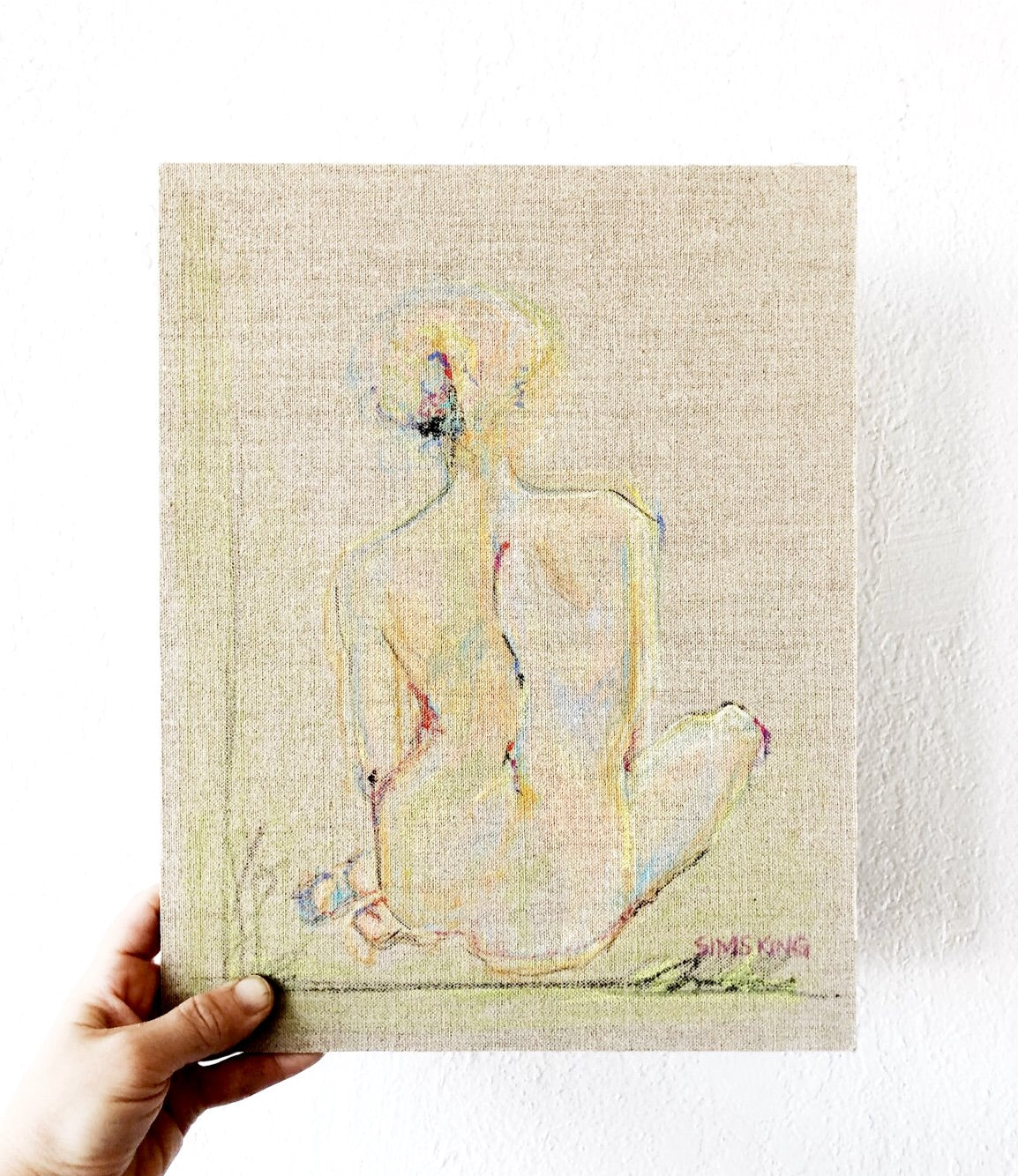 Original Anna Sims King Line Portrait