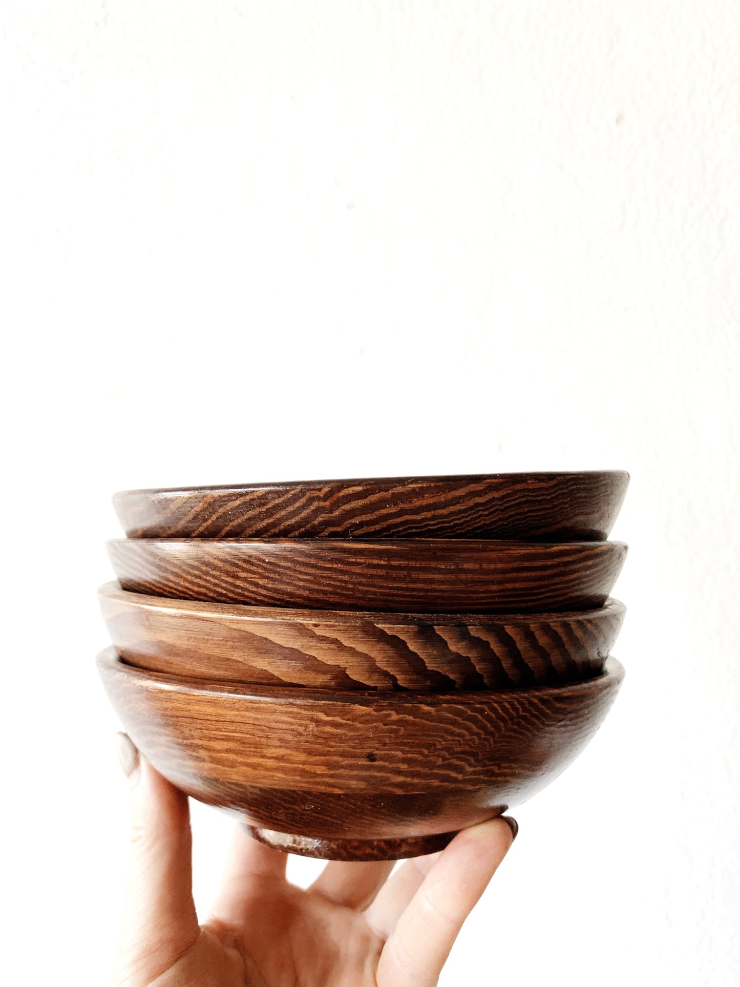 Vintage Wood Salad Set