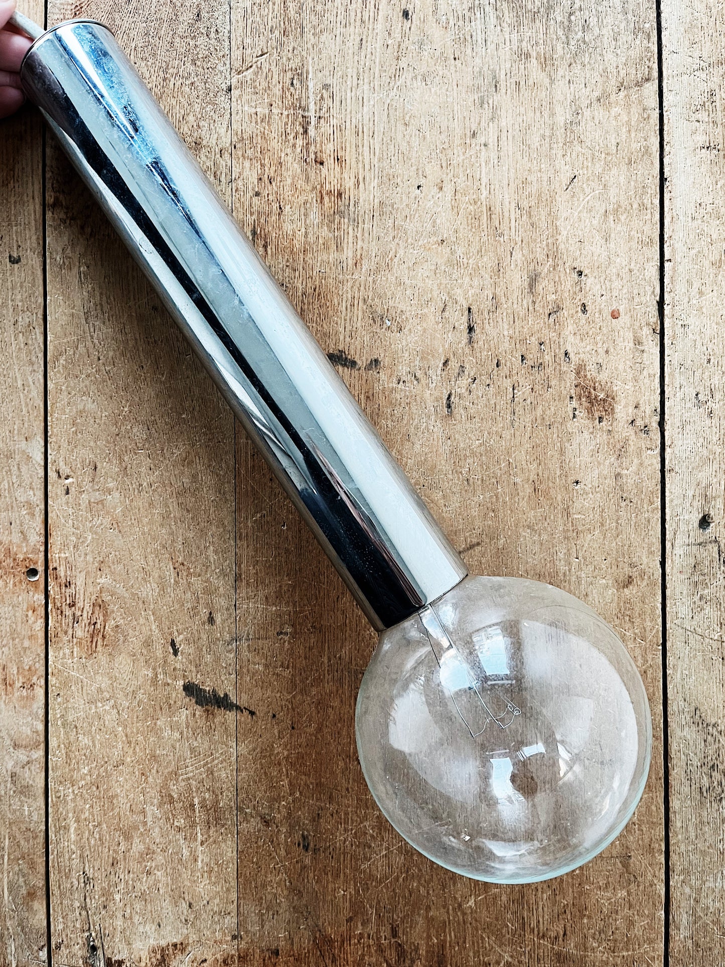 MCM Chrome Cascade Lamp