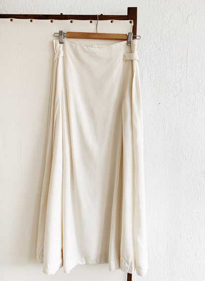 Vintage High Waisted Rayon Skirt