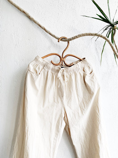 Vintage Unbleached Cotton Lounge Pants