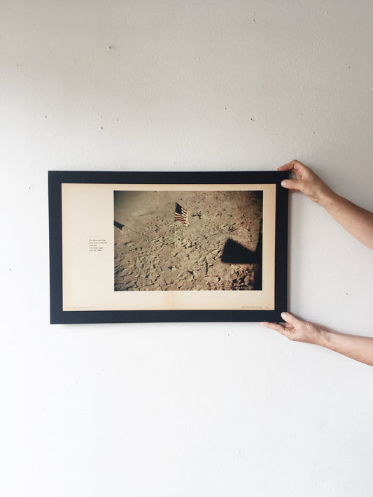 First Lunar Walk Print