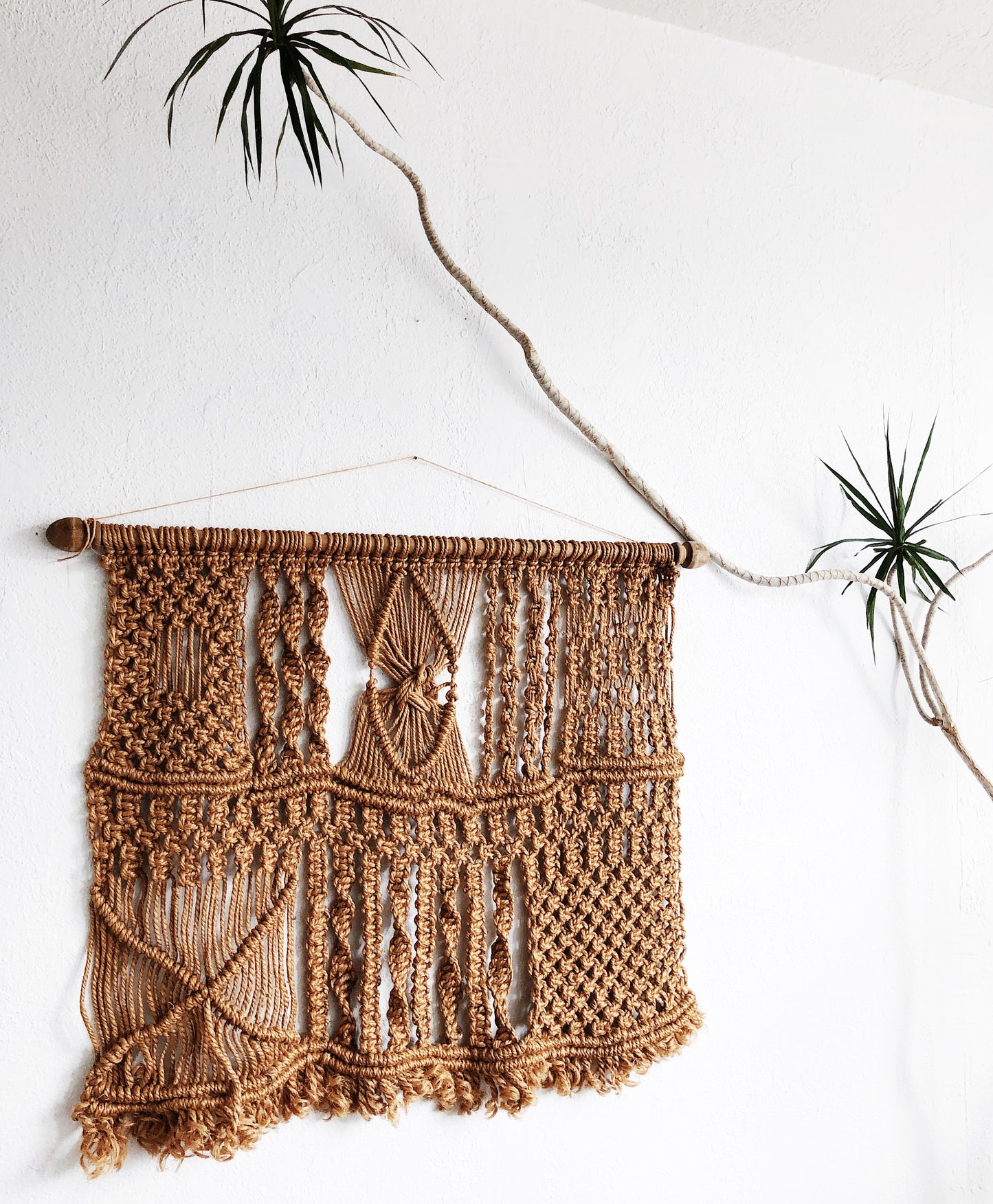 Vintage Macrame Curtain