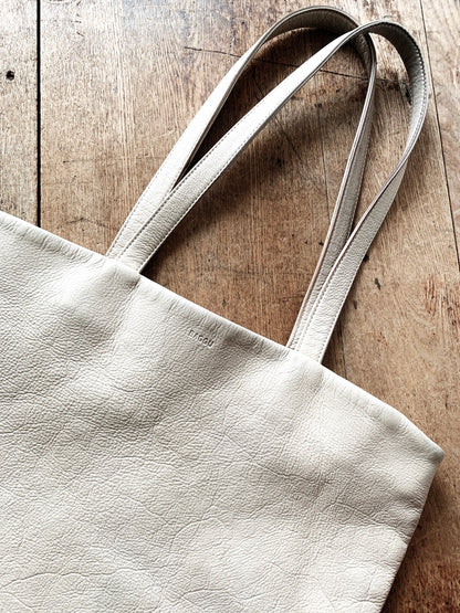 Baggu Soft Pebbled Leather Tote