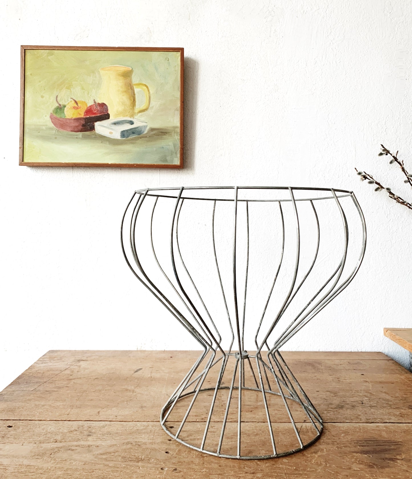 Vintage Wire Shade or Basket