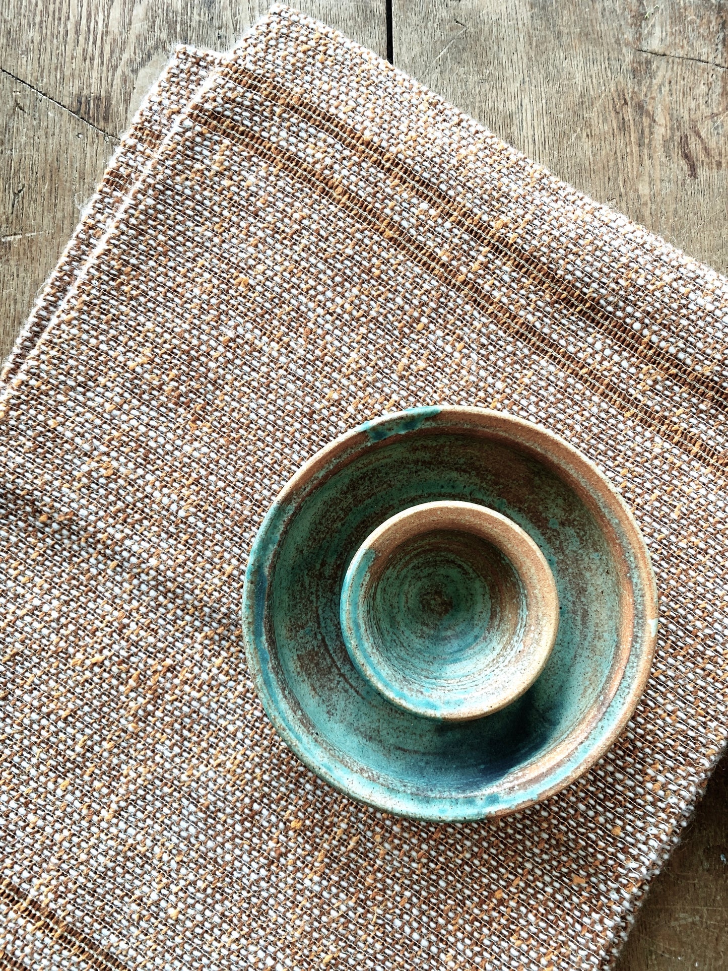 Vintage Woven Placemats Set of Eight