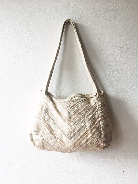 Vintage Cotton Chevron Purse