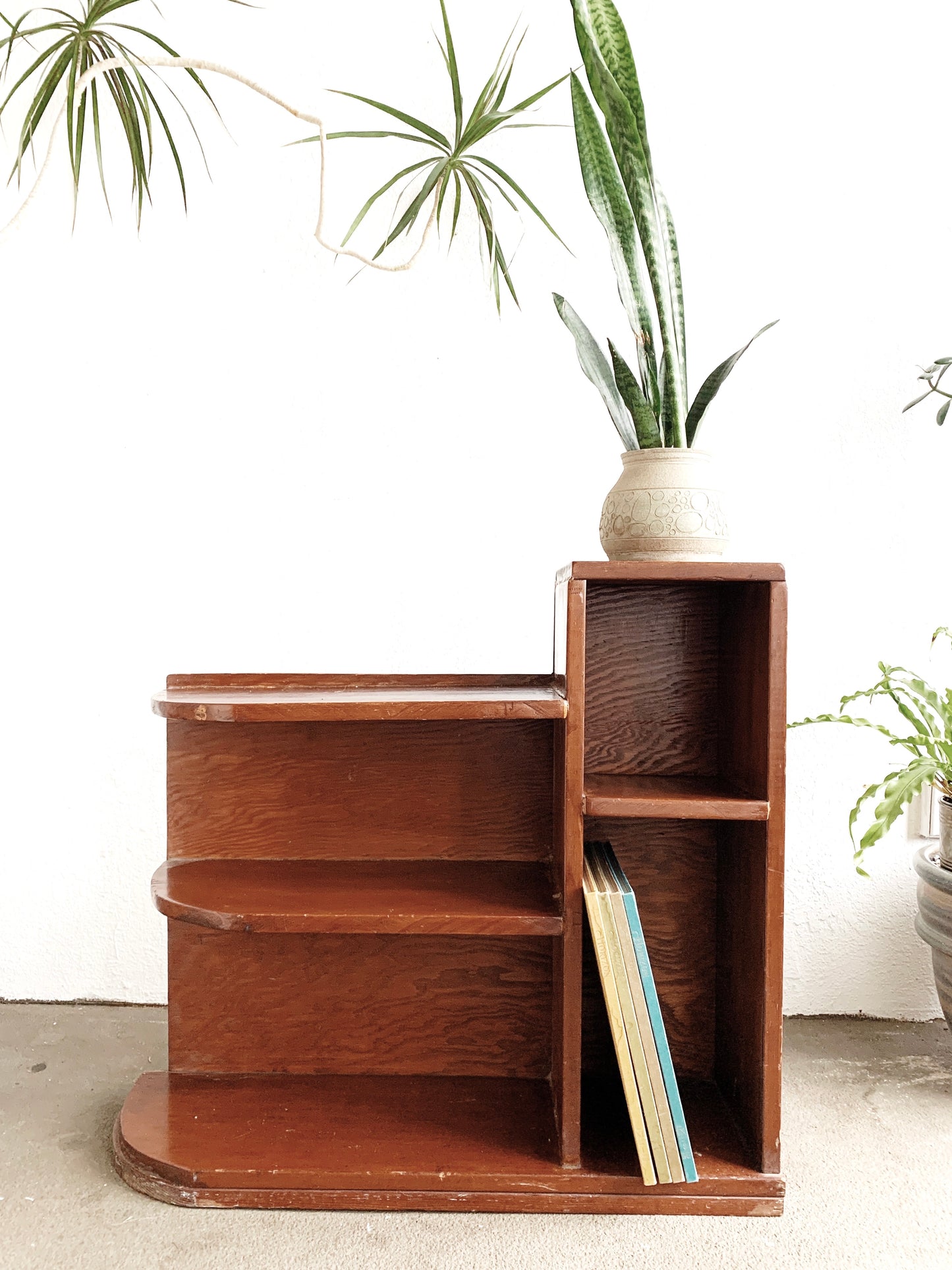 Vintage Handmade Solid Wood Shelf