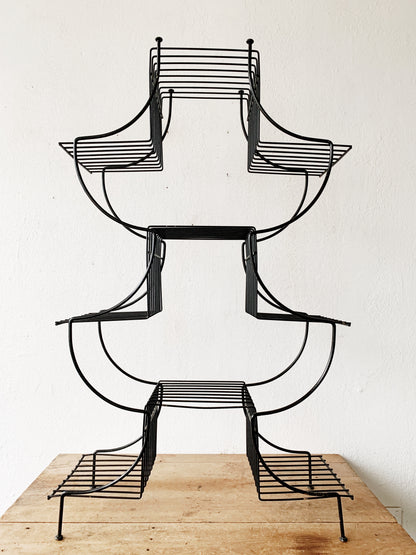 Mid Century Tiered Plant Stand