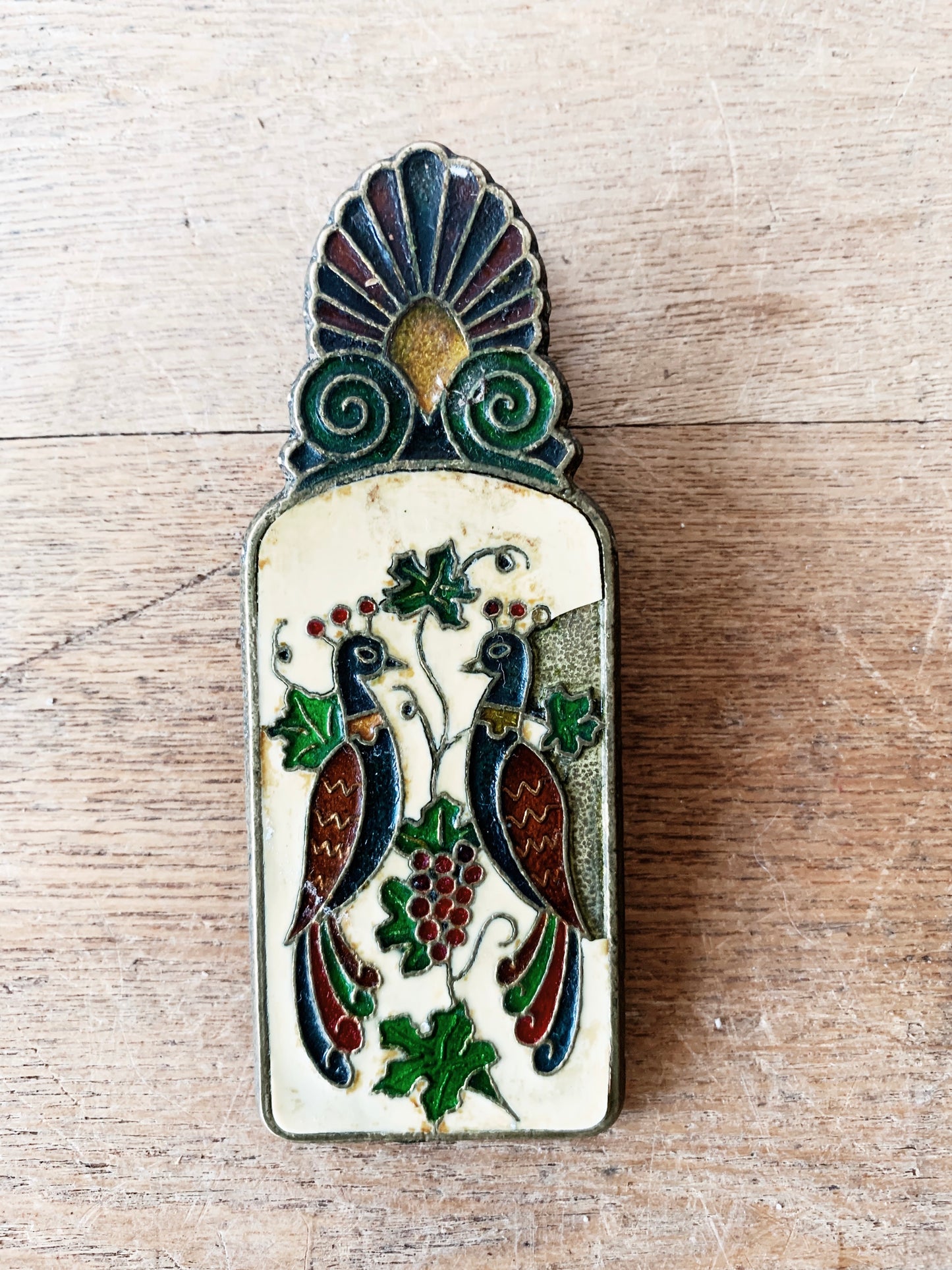 Antique Cloisonné Clip Greece