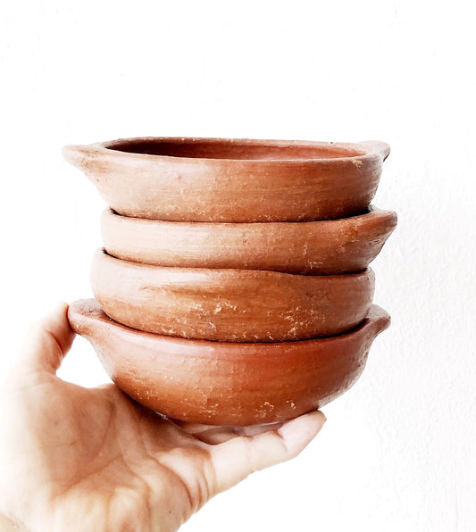 Vintage Red Clay Bowls