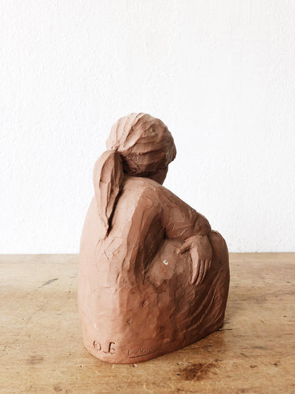 Vintage Clay Lerno Sculpture
