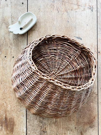Asymmetrical Vintage Wall Basket
