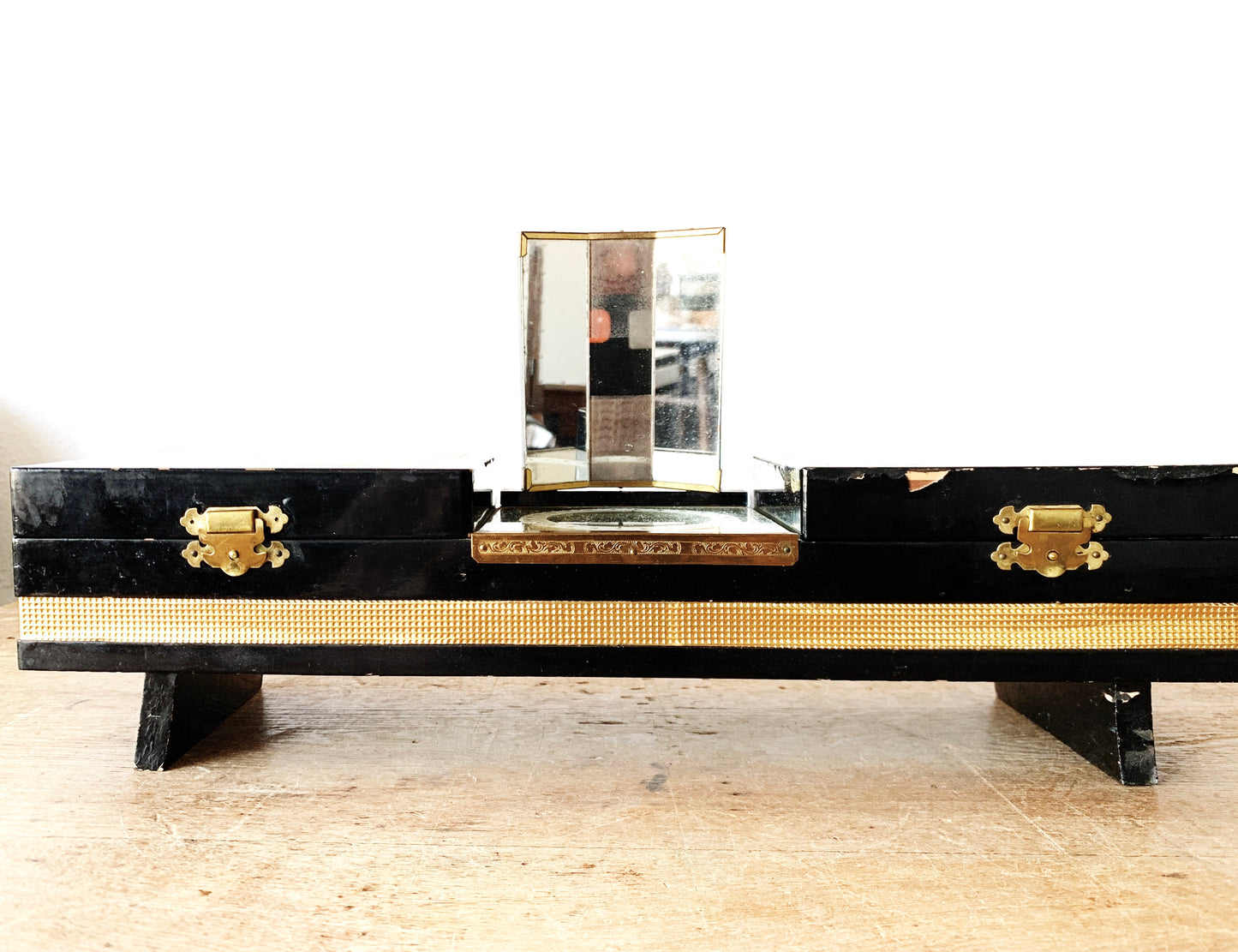 Antique Lacquered Music Box