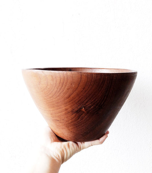 Vintage Teak Salad Bowl