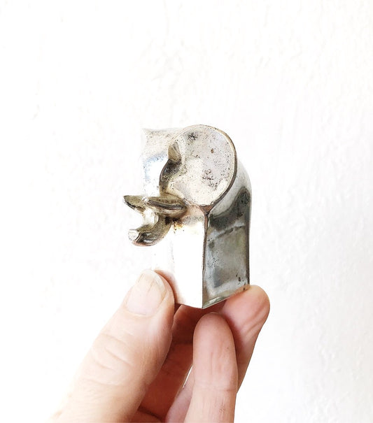 Vintage Dansk Modernist Siverplate Elephant