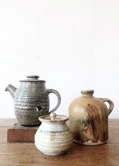 Vintage Stoneware Kettle