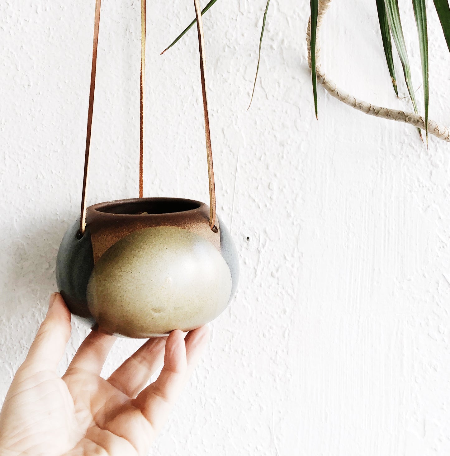 Vintage Pottery Craft Hanging Planter