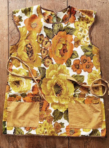 Vintage Floral Cotton Smock