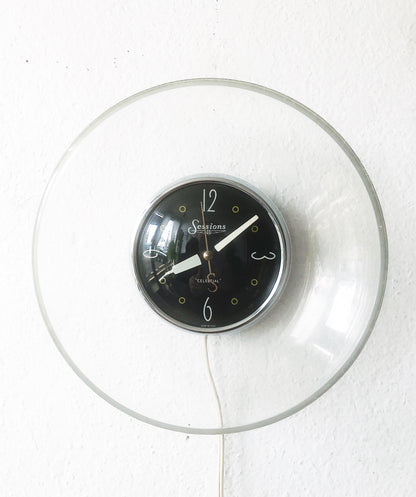 Mid Century Celestial Wall Clock