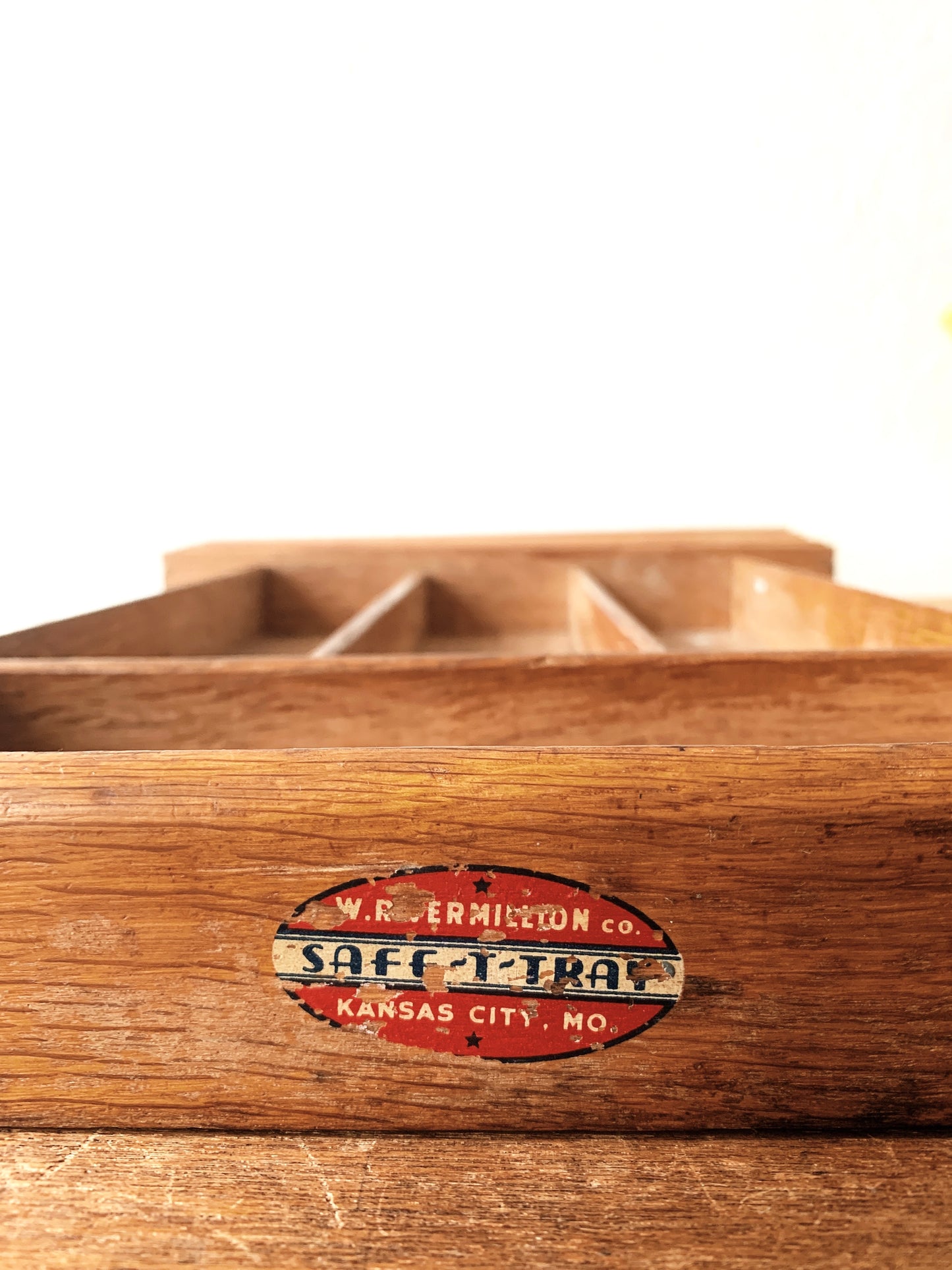 Vintage Wood Organizer