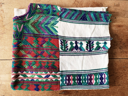 Vintage Embroidered Huichol Tunic