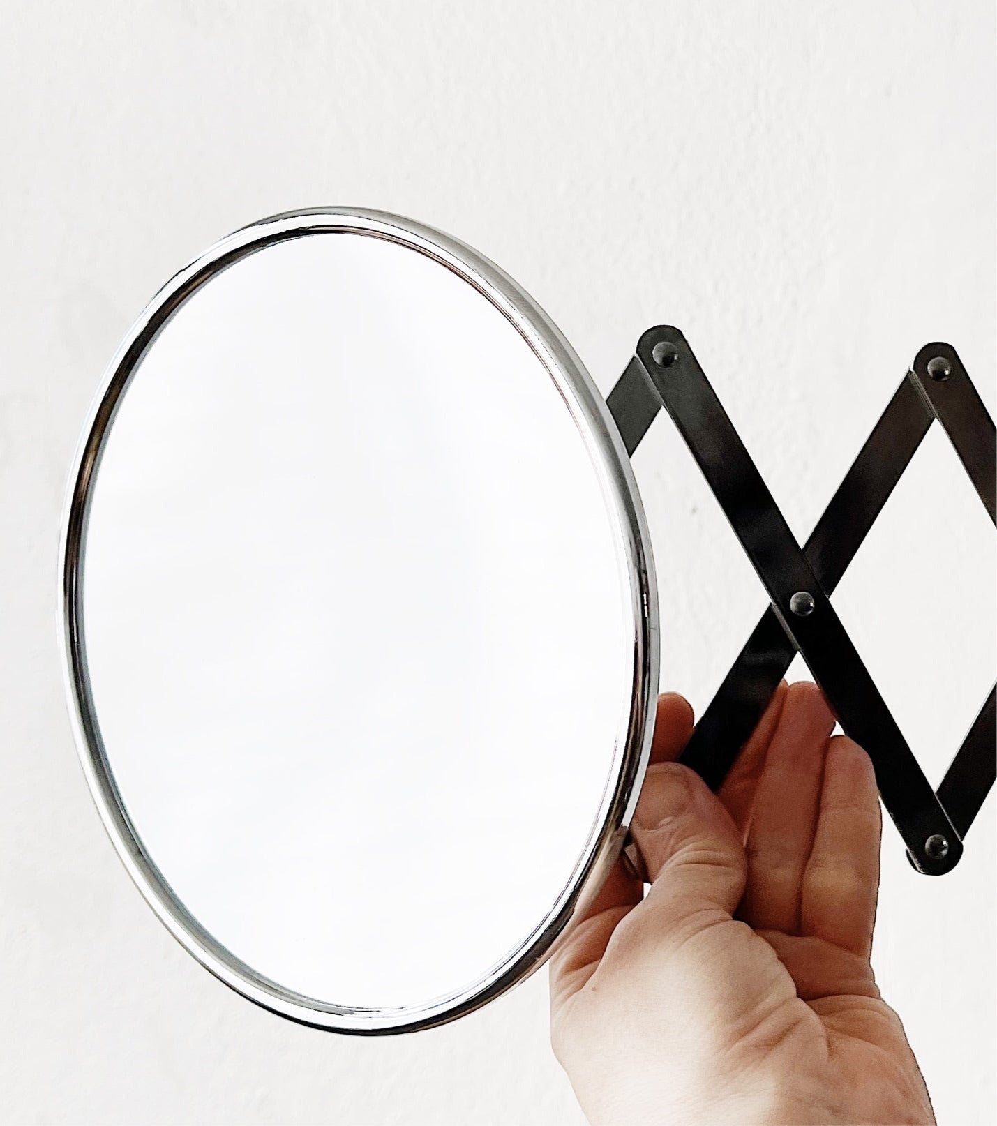 Vintage Magnifying Wall Mirror