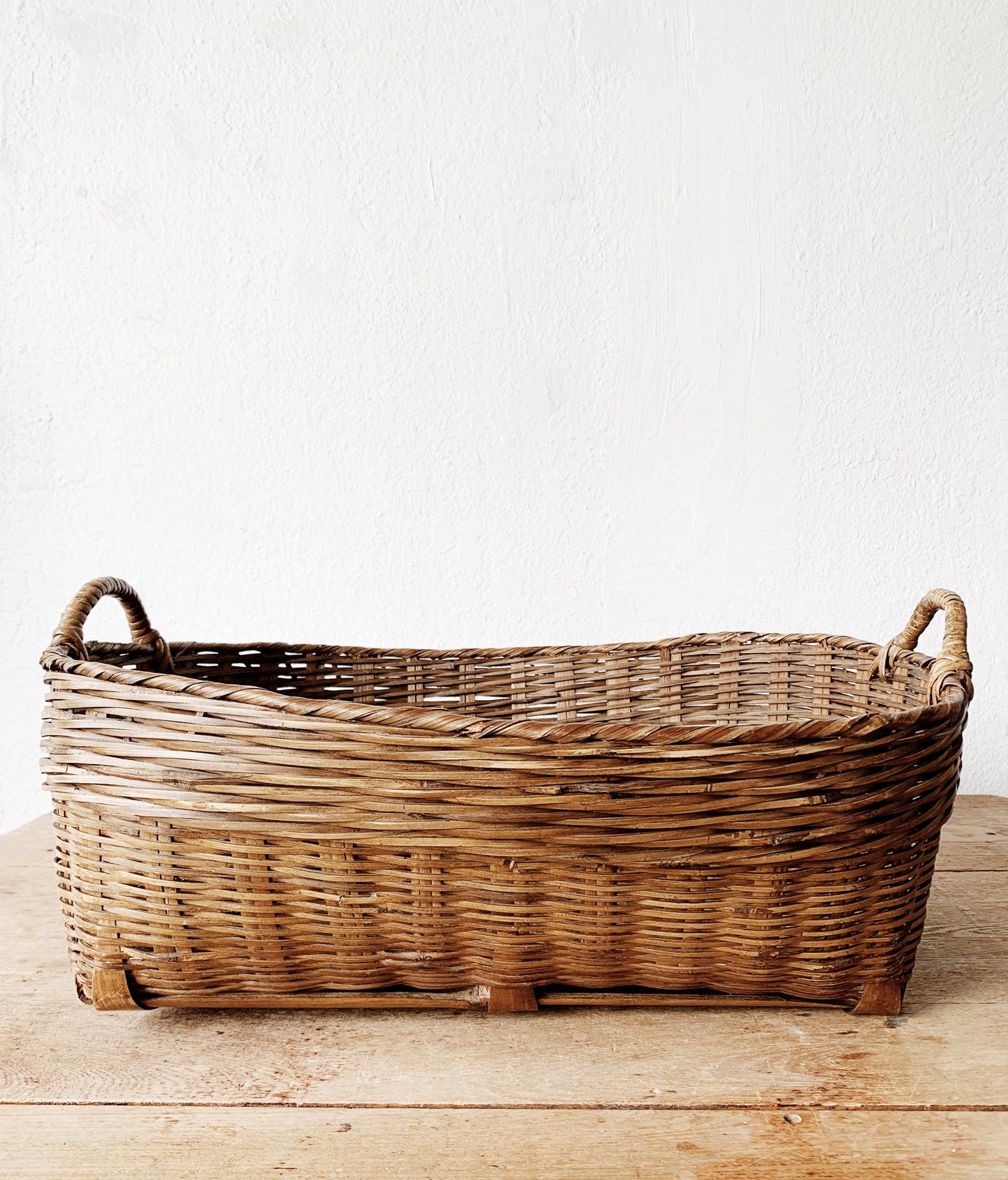 Vintage Shallow Basket