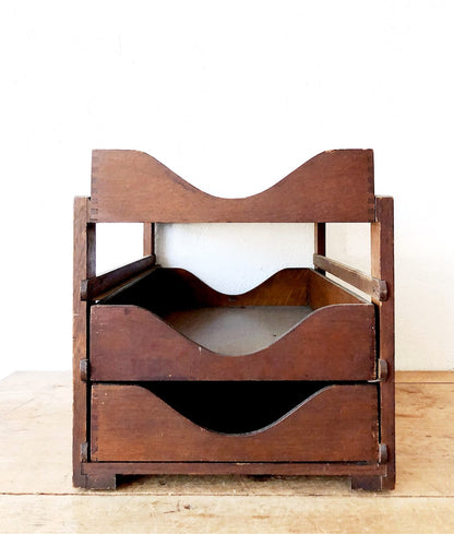 Antique Globe Weirneke Flat File