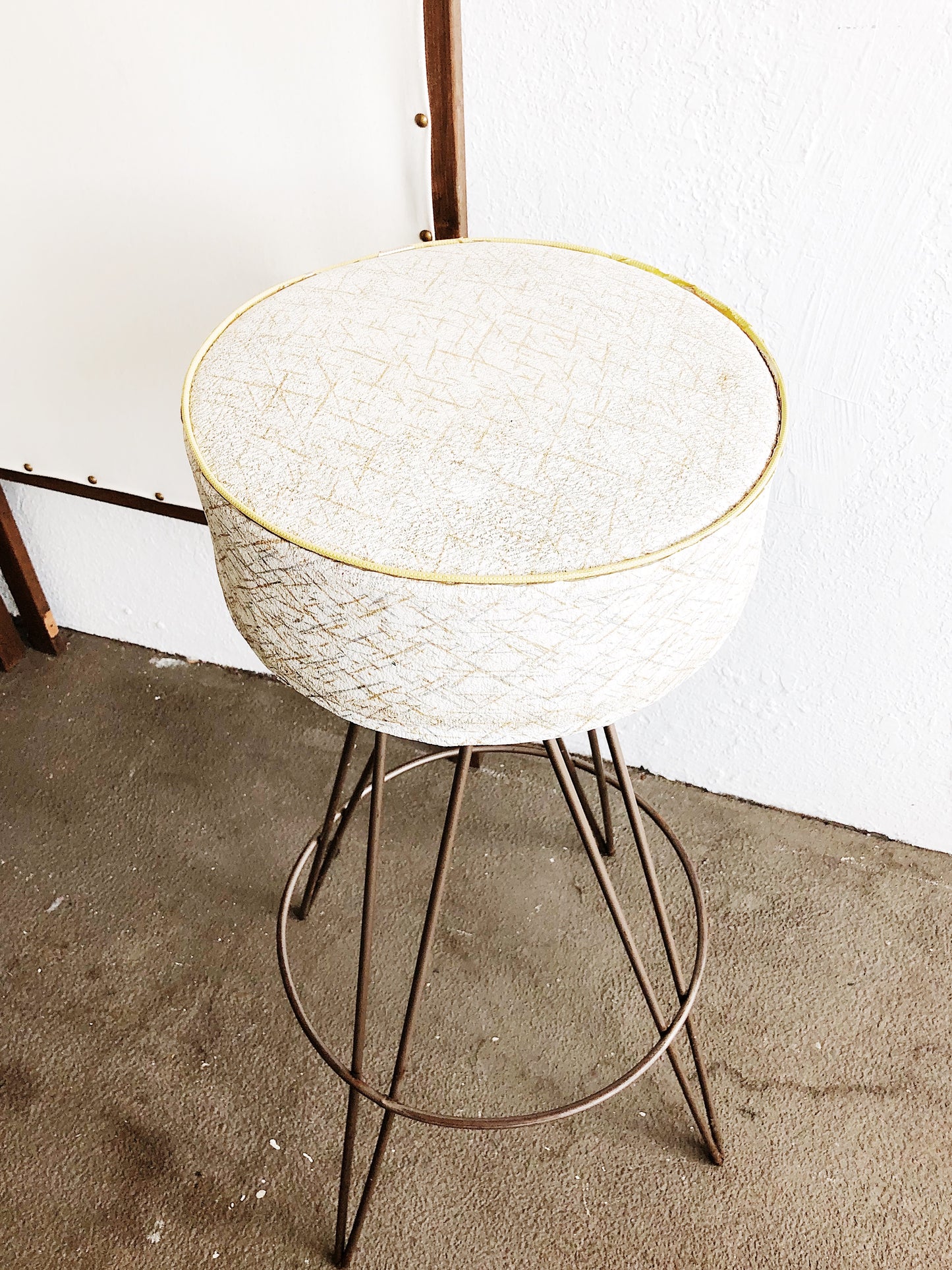 Mid Century Swivel Stool