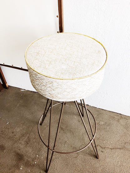 Mid Century Swivel Stool