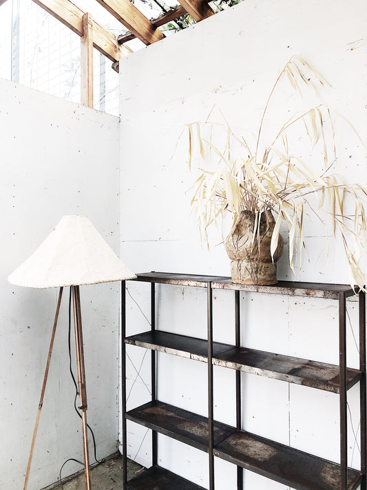 Vintage Industrial Metal Shelf