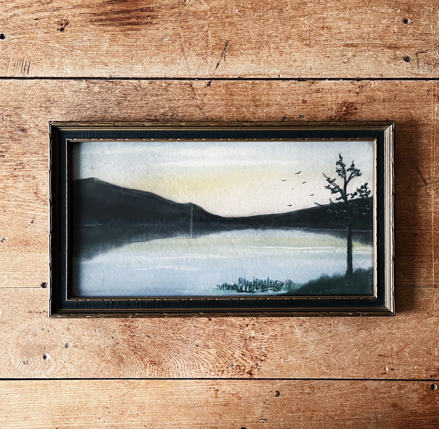 Antique Pastel Painting