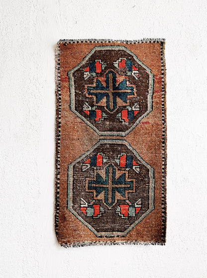Vintage Turkish Mini Rug