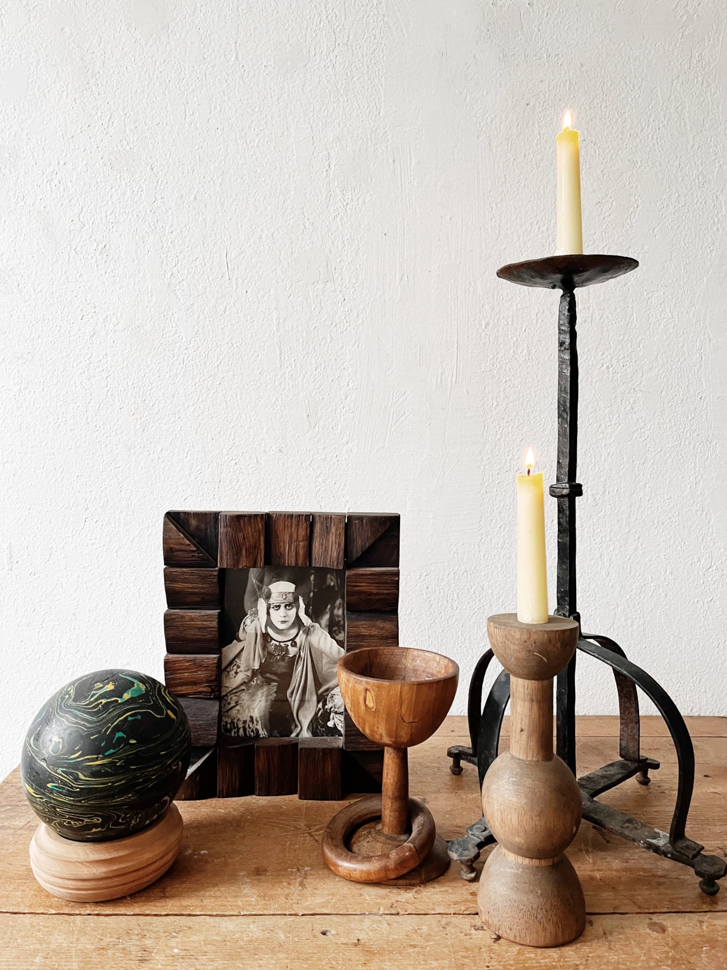 Primitive Candle Holder